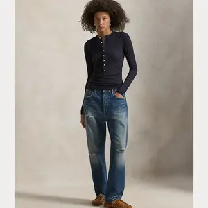 Polo Ralph Lauren - Ribbed Cotton Henley Shirt