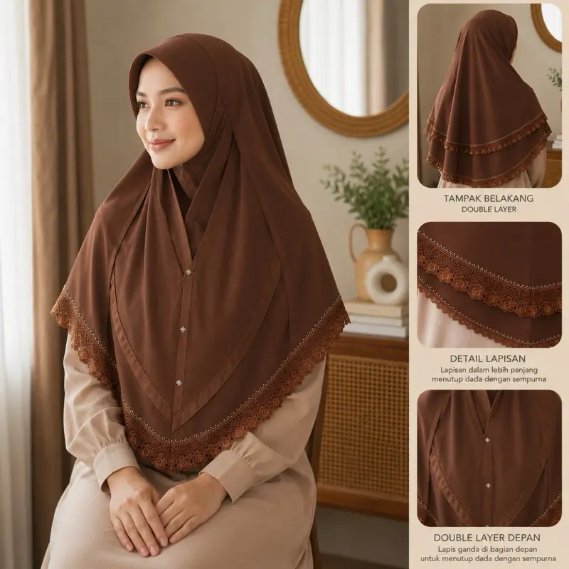 Modest Clothing Premium Dubai CY Silk Ready-To-Wear Hijab Scarf, Elegant Design for Party, Regular Use, Workout Hijab, Kerudung