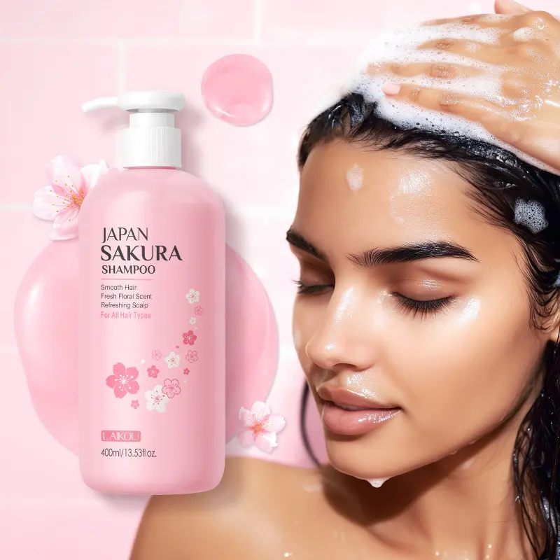 Cherry Blossom Fragrance Shampoo Haircare Product - Oil-Control & Volumizing, Silky Repair, Large Capacity, Long-Lasting Scent, Dating Essential