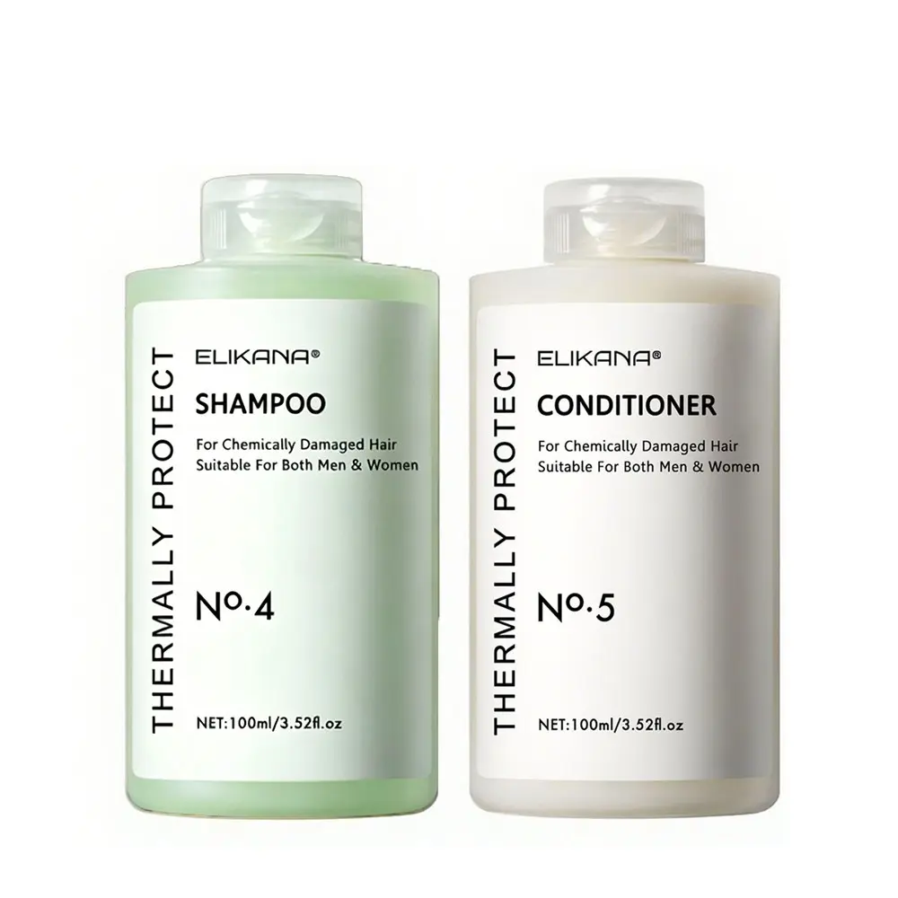 Camellia Shampoo and Conditioner Set, enriched with collagen and jojoba oil, deeply nourishes the scalp and hair roots, tames frizz and split ends, and delivers thicker, healthier, smoother hair for all hair types, Deep Conditioning Set