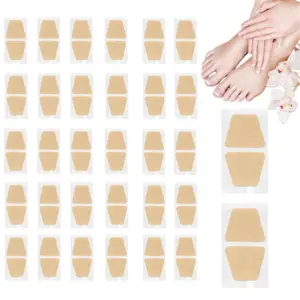 32pcs Nail Patches for Toenails, Comfortable 8-Hour Nail Pads, Daily Nail Cover Stickers for Men & Women, Perfect Foot Care Solution