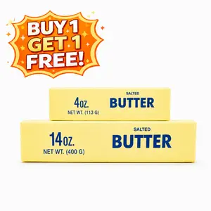 [Buy 1 Get 1 Free] Butter Stick Squishy, Soft Slow Rising Stress Relief Sensory Toy Gift, Available in 14cm / 25cm Sizes, Please Check Image Size Before Ordering