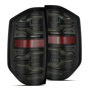 AlphaRex 14-21 Toyota Tundra LUXX-Series LED Tail Lights Alpha-Black