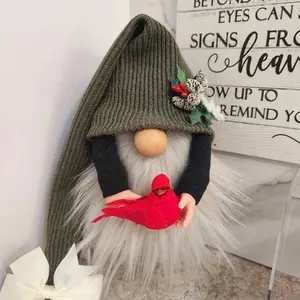 aGnomealies Festive Holiday Gnome - When You Believe - SOLD
