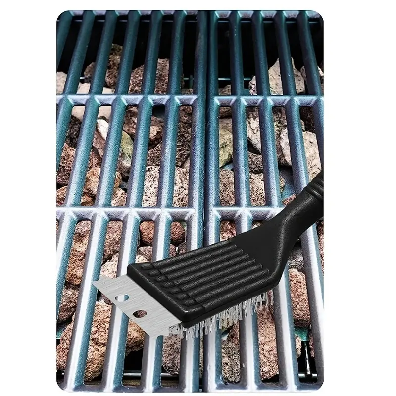 1PC Multi functional barbecue brush, stainless steel barbecue wire brush, grill cleaning brush, Barbecue Utensils, Barbecue Accessories, Wire BBQ Brush, Grilling Accessories, Bbq Tools