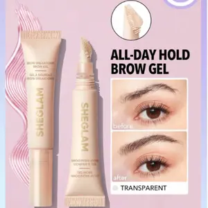 SHEGLAM Set Me Up Brow Hold-Crystal Clear  Waterproof Eyebrow Gel No Smudge Long Lasting Shaping Eyebrow Wax Black Friday Sale Eyebrow