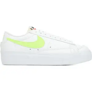 Women's Nike Blazer Low Platform Wht/ LT Lemon Twist-White (DJ0292 102)