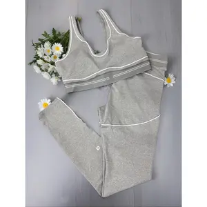 2026 Summer New Women's Fashion Yoga Sports Sleeveless Tank Top Casual Pants Two Piece Set