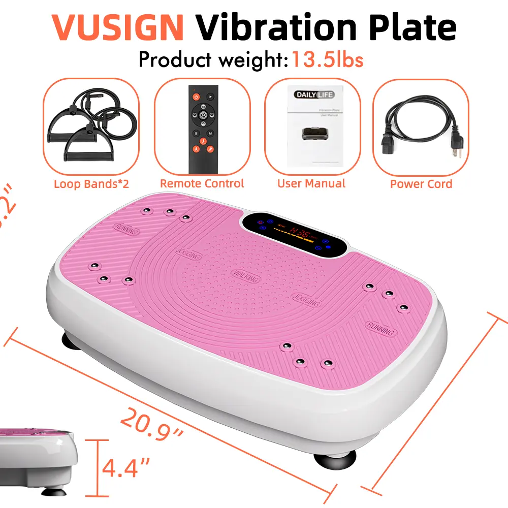 Vusign Home Vibration Plate Exercise Machine Lymphatic Drainage Feature Compact Design Whole Body Workout Max User Weight 330LBS Home Gym TikTokShopBlackFriday - TikTok Shop Vusign Home Vibration Plate Exercise Machine Lymphatic Drainage Feature Compact Design Whole Body Workout Max User Weight 330LBS Home Gym TikTokShopBlackFriday - TikTok Shop
