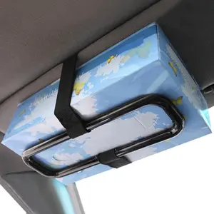 Universal Car Tissue Holder, Car Tissue Box: Keep Your Napkins & Paper Towels Securely Mounted to Your Sun Visor