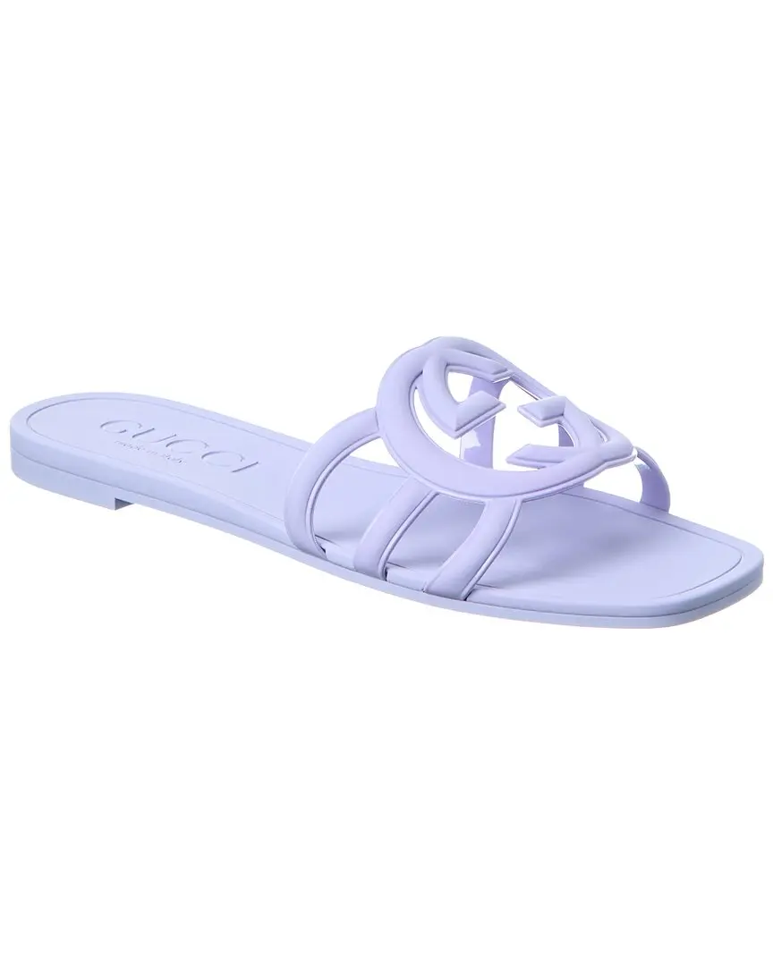Gucci Interlocking G Leather Sandal