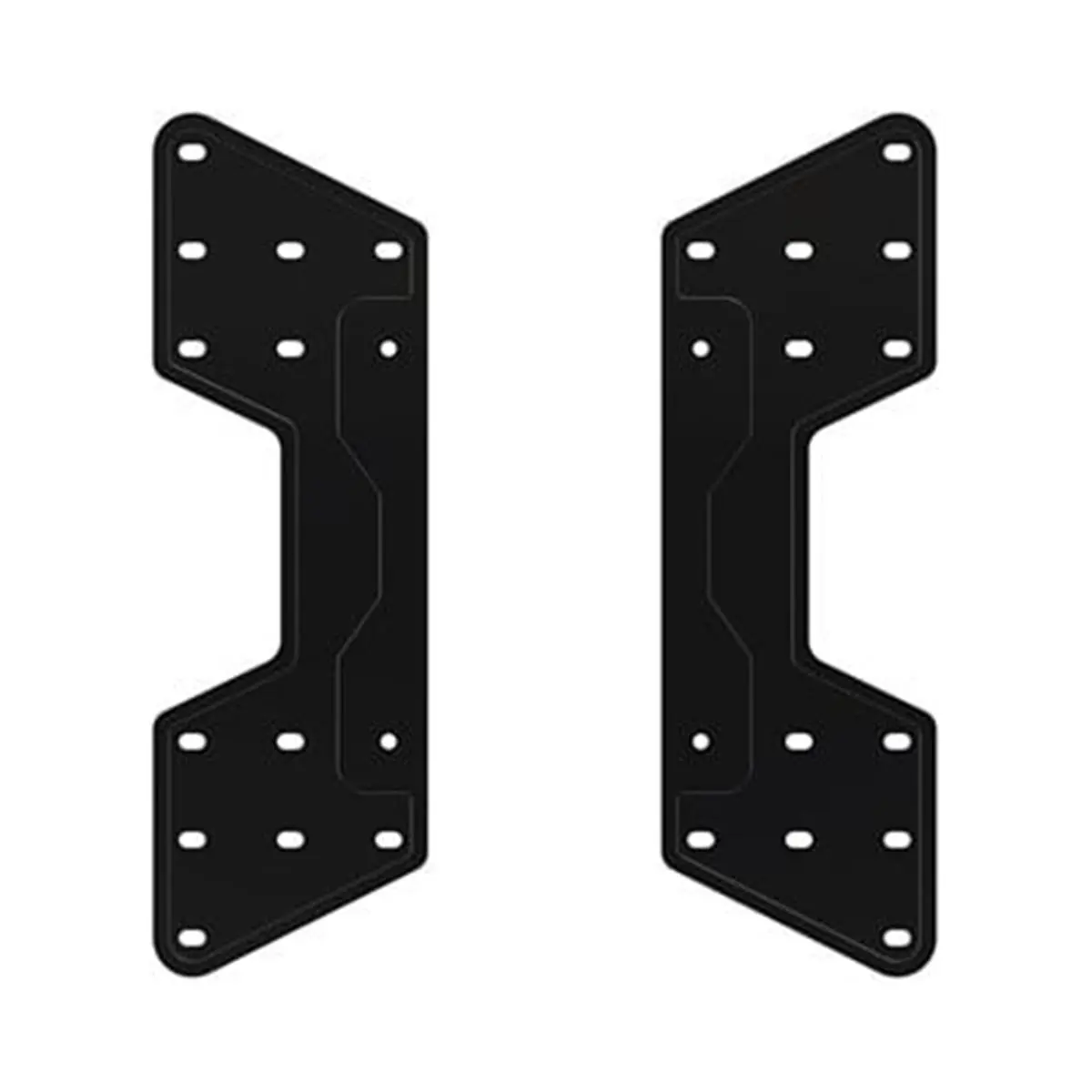 VESA Compatible Metal Adapter Extender (Extends Holes, VESA 400x400 mm) - Aluminum/Steel Construction, 32-55 in TVs/Monitors, 20.5 l x7 w x2 h in, 3.8 lbs High-Grade Cold Rolled Steel Build