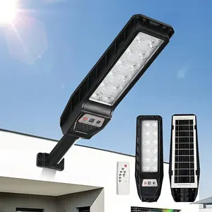 Solar LED Street Light with Sensor for Courtyards Parking Lots and Residential Areas Outdoor Use Various Weather Scenarios Acryl Material