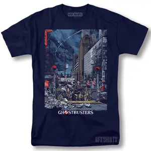 Ghostbusters Shirt 90s Movie Classic Retro Vintage Graphic Design T-Shirt
