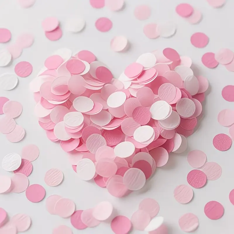 Biodegradable Round Confetti Paper, 30g/1.06oz &, Ideal for Weddings, Bachelorette Parties, Proposals, Birthdays, Graduations, Party Confetti, Party Supplies