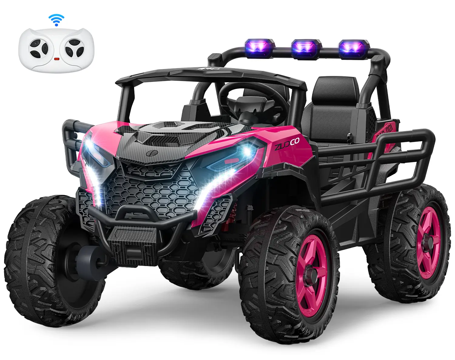 24V 2 Seater Ride on Car Truck, 4x200W, EVA Tires, 4WD/2WD, Rainbow Lights,summerwins, Remote Control, Shock Absorbers, Bluetooth, Ride On UTV Toy for Kids – #DealsForYouDays