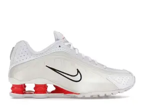Nike Shox R4 White Phantom Picante Red (GS)