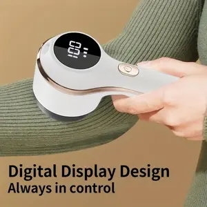 Fabric Shaver with Dual-Protection - Portable Lint Remover for Cloths and Fabrics, Hairball Trimmer for Sweater