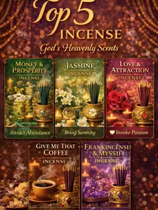 Top Five Incense Sampler 50 sticks