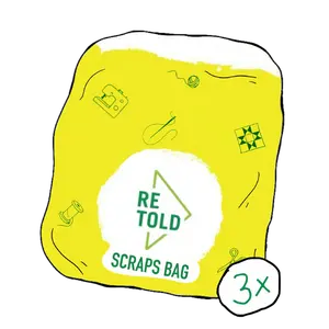 Fabric Scraps Bag Threesome