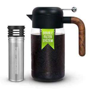 Cold Brew Coffee Maker -  Airtight Beverage Pitcher - Tea Pots Cold Brew
