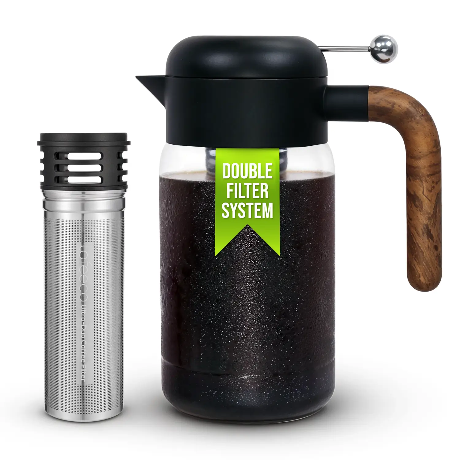 Cold Brew Coffee Maker - Airtight Beverage Pitcher - Tea Pots Cold Brew