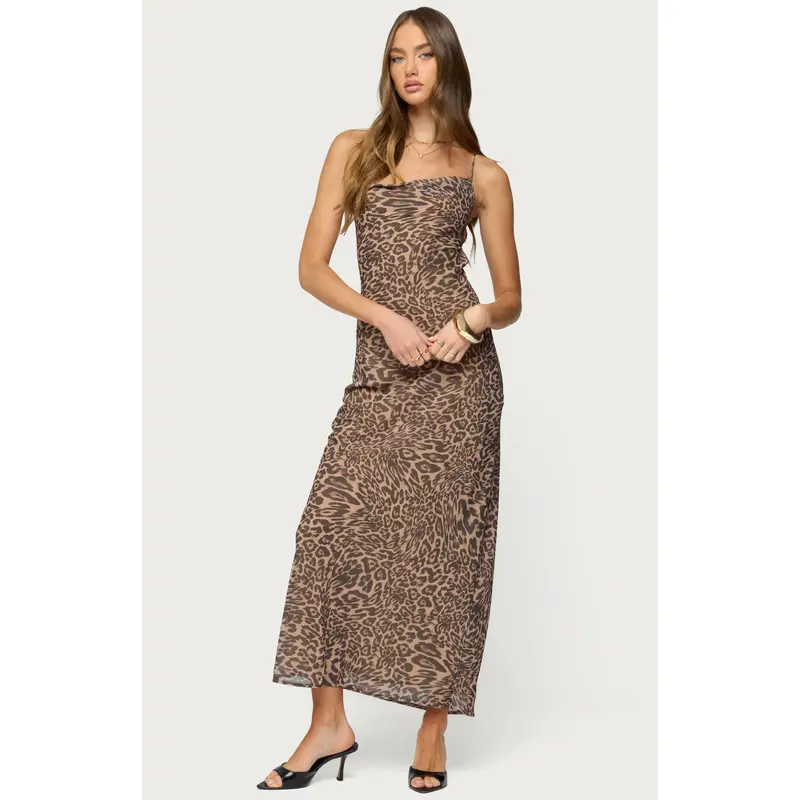 knee length dresses for ladies Edith Midi Dress - Lemon