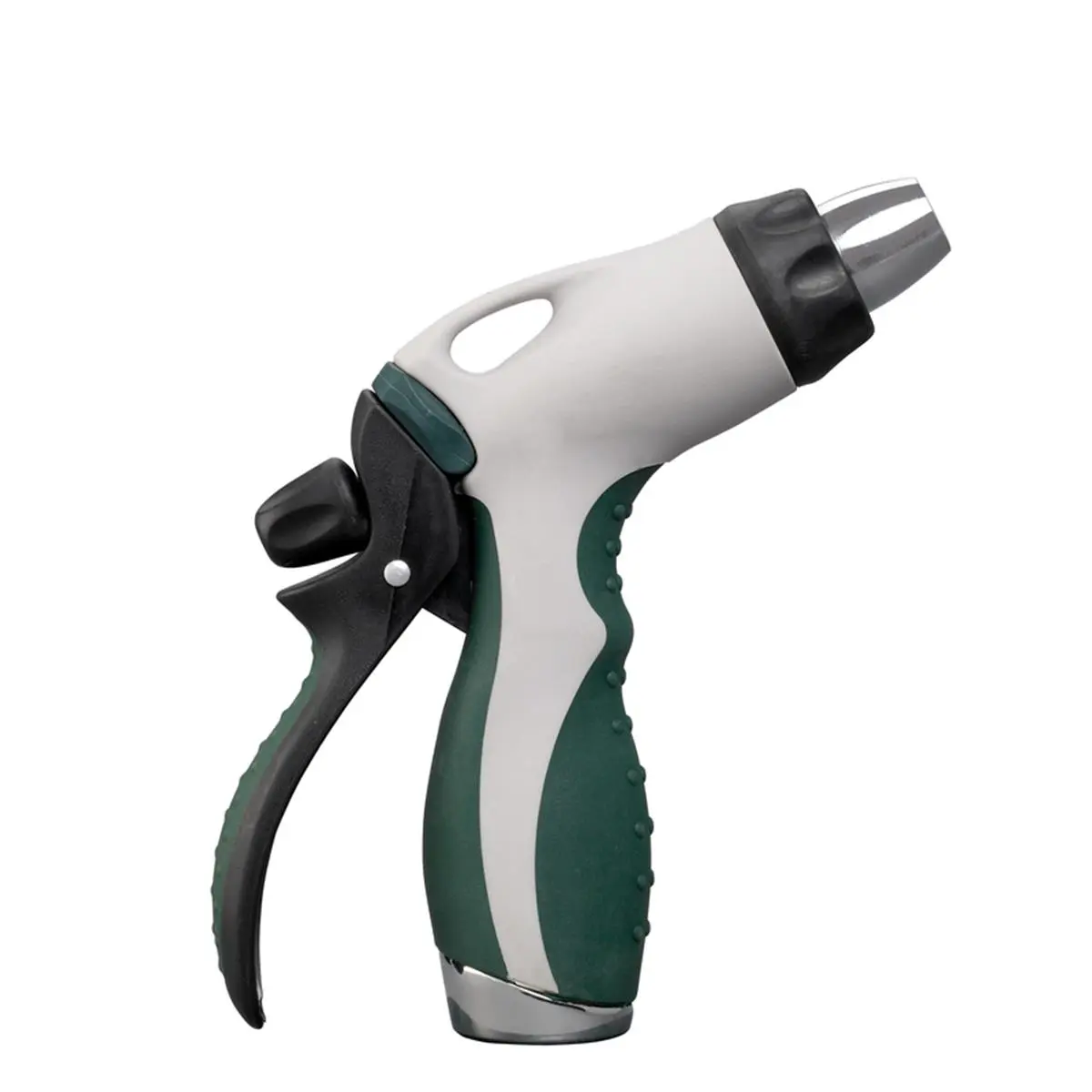 Orbit 7015350 Signature Series Adjustable Jet Stream Zinc Body Hose Nozzle, Multi-Color, Rear Trigger Lock, Compatible with Hose Attachments & Spray Guns, Liquid Spraying Watering Equipment, Mechanical Sprinkler Nozzle