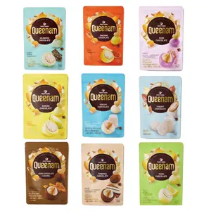 [Queenam] Premium Mixed Chocolate Nuts 9 Flavors Variety Pack - Vietnamese Imported Snack - 1 Count