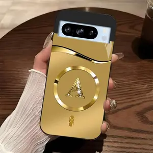 Suitable for [Google Pixel 8 Pro] high-end MagSafe phone case，Features a magnetic attachment function，Each of the 26 letters has its own unique characteristics, so you can choose one. YM99
