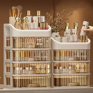 1pc Multi-layer Makeup Storage Box,Cosmetics Storage For Skin Care,Eyeshadow,LotionsLipstick,Great For Dresser,Bathroom,Bedroom