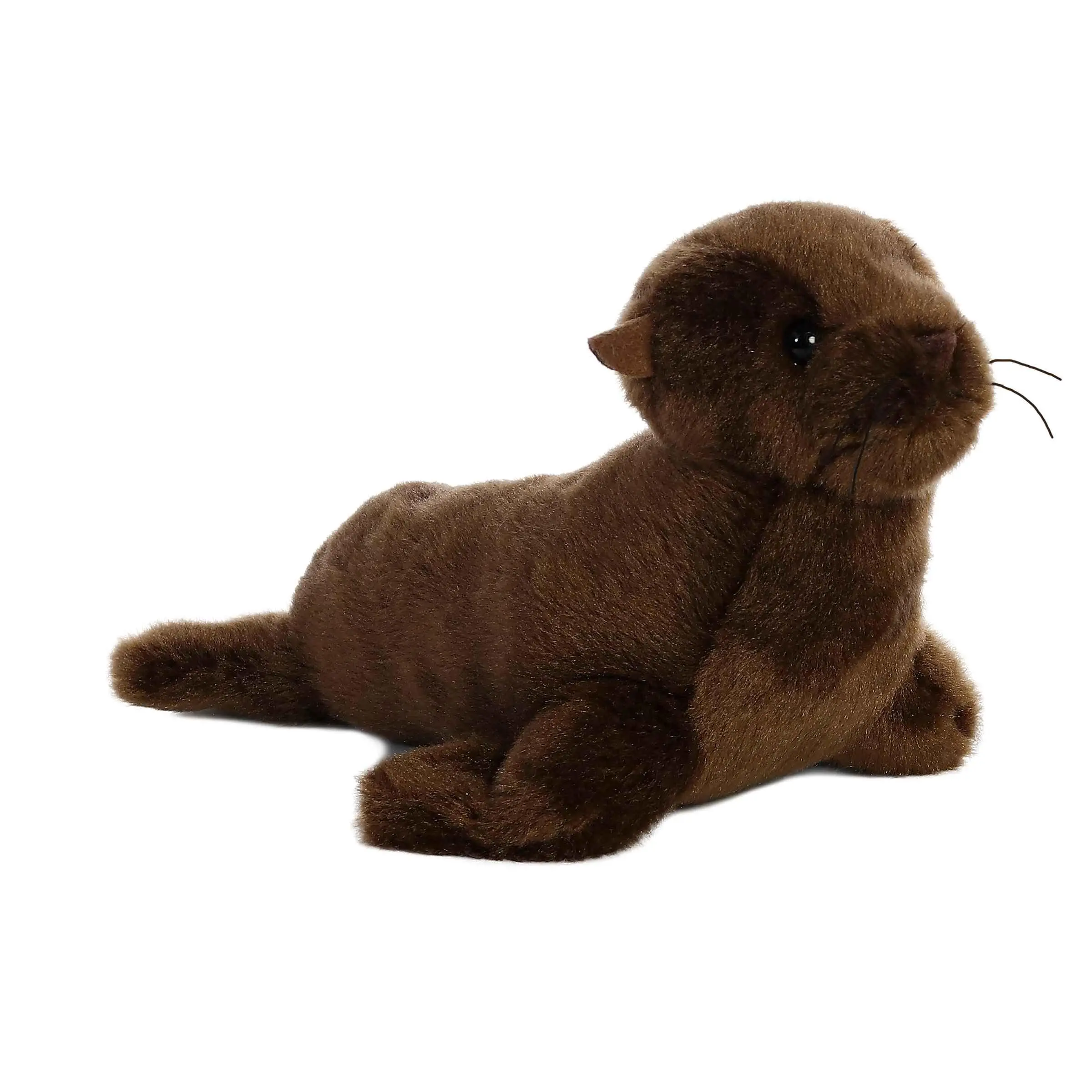 Aurora® Adorable Mini Flopsie™ California Sea Lion Stuffed Animal - Playful Ease - Timeless Companions - Brown 8 Inches