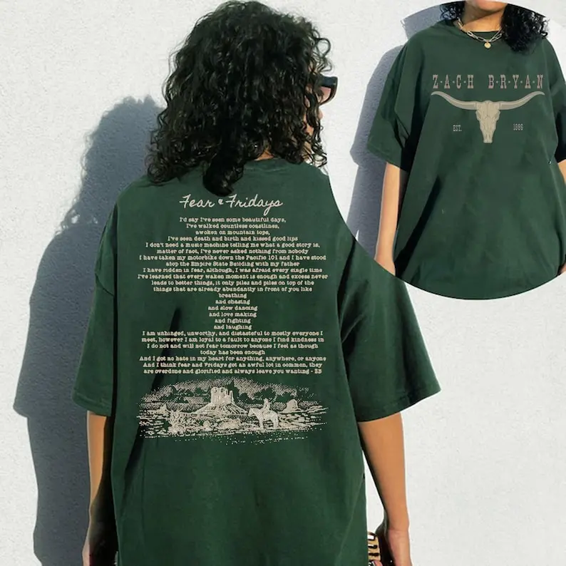 Fear and Fridays Full Poem Shirt