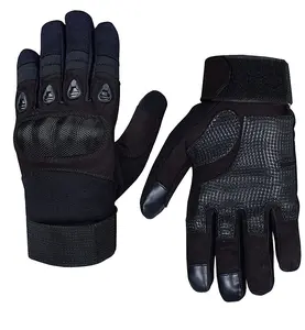 Motorcycle Touchscreen Gloves for Men Outdoor Sport (Tac-Black)