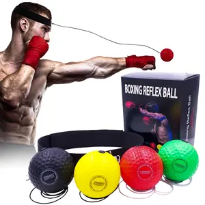 Ultimate Reflex Ball Set – 4 Training Balls + 2 Adjustable Headbands for Boxing – Improve Reflexes, Timing, Accuracy, Focus & Hand-Eye Coordination
