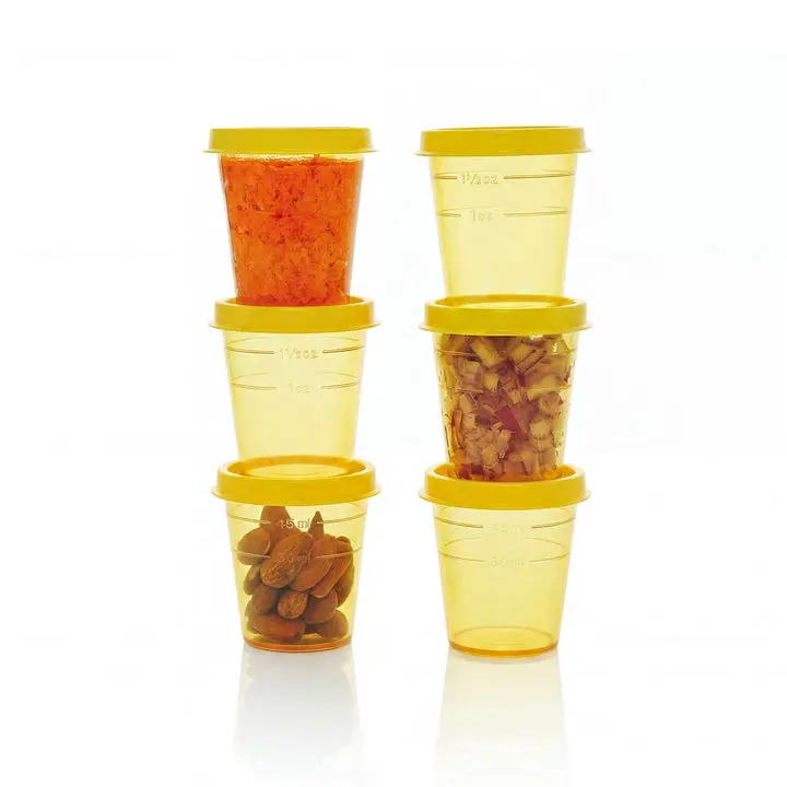 Tupperware Tupper Minis 2oz set of 6 air tight liquid tight food storage containers