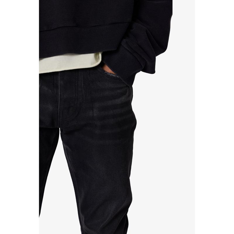 mnml B729 Waxed Denim - Black