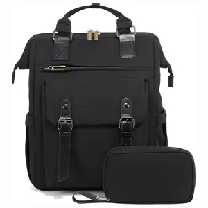 Large Capacity College Style Backpack, High Aesthetic Unisex Commuter Bag, Stylish Business Travel Shoulder Bag for Daily Use