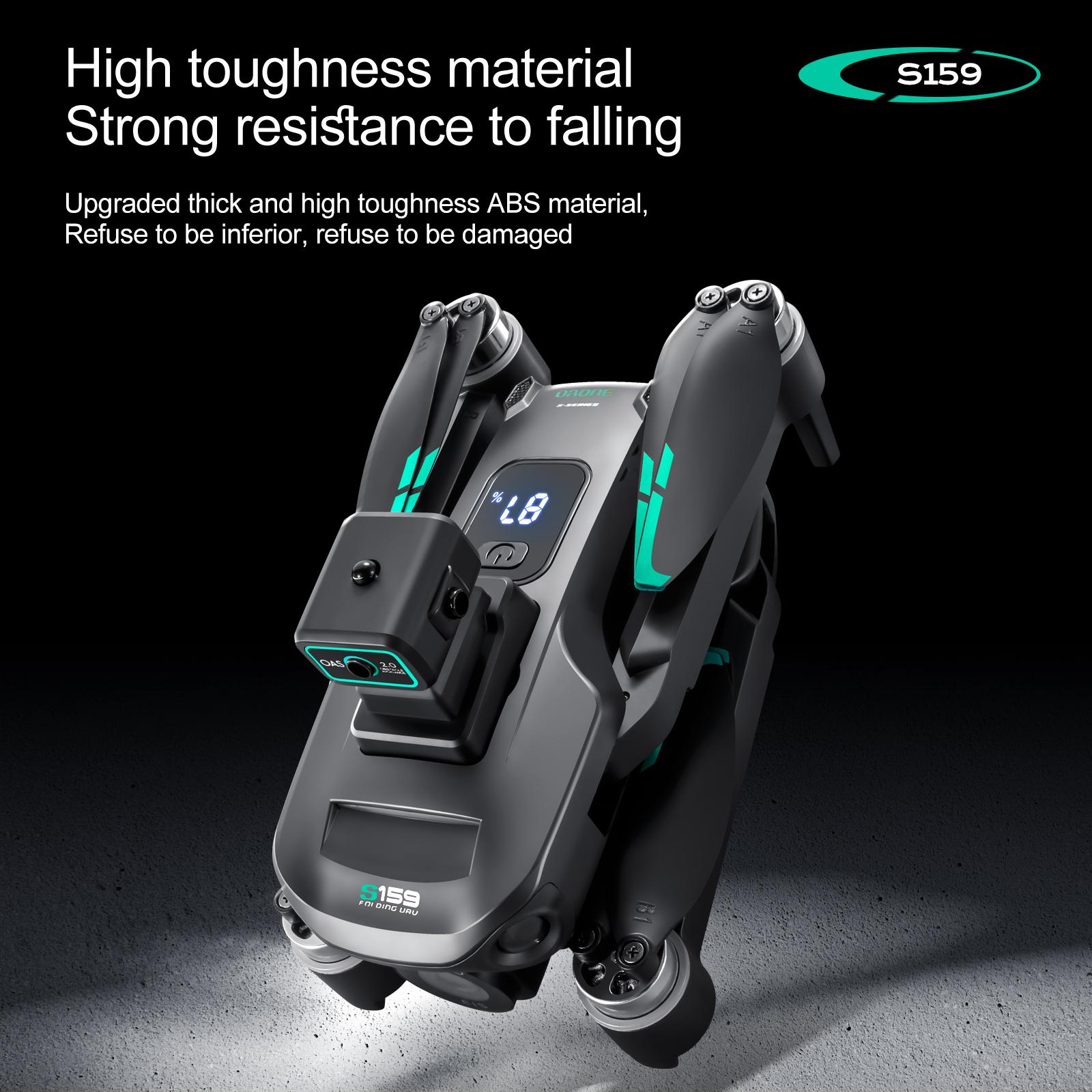 4K Camera Drone for Adults with GPS and 5G Remote Controller, 5.9" HD Screen, Obstacle Avoidance, One-Key Return, Optical Flow Mode, Brushless Motor FPV, Beginner Quadcopter with Dual Battery Set foldable takeoff altitude hold