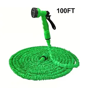 Universal Thickened Reinforced Car Wash Hose, Expandable Garden Watering Irrigation Pipe, Durable Outdoor Use, Easy Installation, Portable Garden Hose, Retractable Water Hose