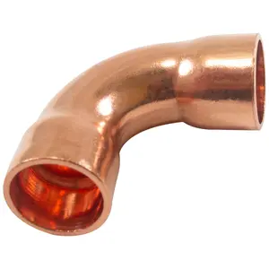 Appli Parts AP-C012L 1/2 in 90 Degree Elbow Long turn Copper pipe fittings CxC Sweat connections for refrigeration, air conditioning and plumbing applications ACR and Type L copper pipe
