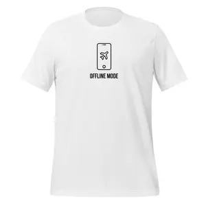 Offline Mode Tee — Digital Detox Unplug Cotton Shirt