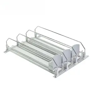 Can Dispenser, 1 Set/3 Counts Can Dispenser with Positioning Buckle, Soda Can Organizer, Drink Organizer for Fridge, Summer for Gift