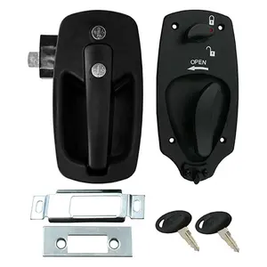Bauer 1008.2431 AP Products Bauer Euro Entry Door Lock with Deadbolt, Black