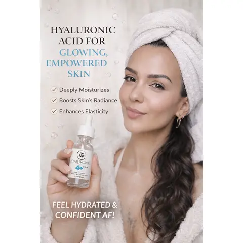 Hyaluronic Acid Face Serum - Anti-Aging, Hydrate Nourishing Formula with Moisture and Firming Deep Hydration for Skincare, Anti Aging Serum