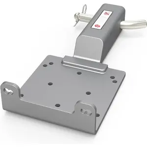 Universal 2" Receiver Trailer Hitch Winch Mount Plate ,Winch Mounting Bracket,Winch Mounting Plate ()