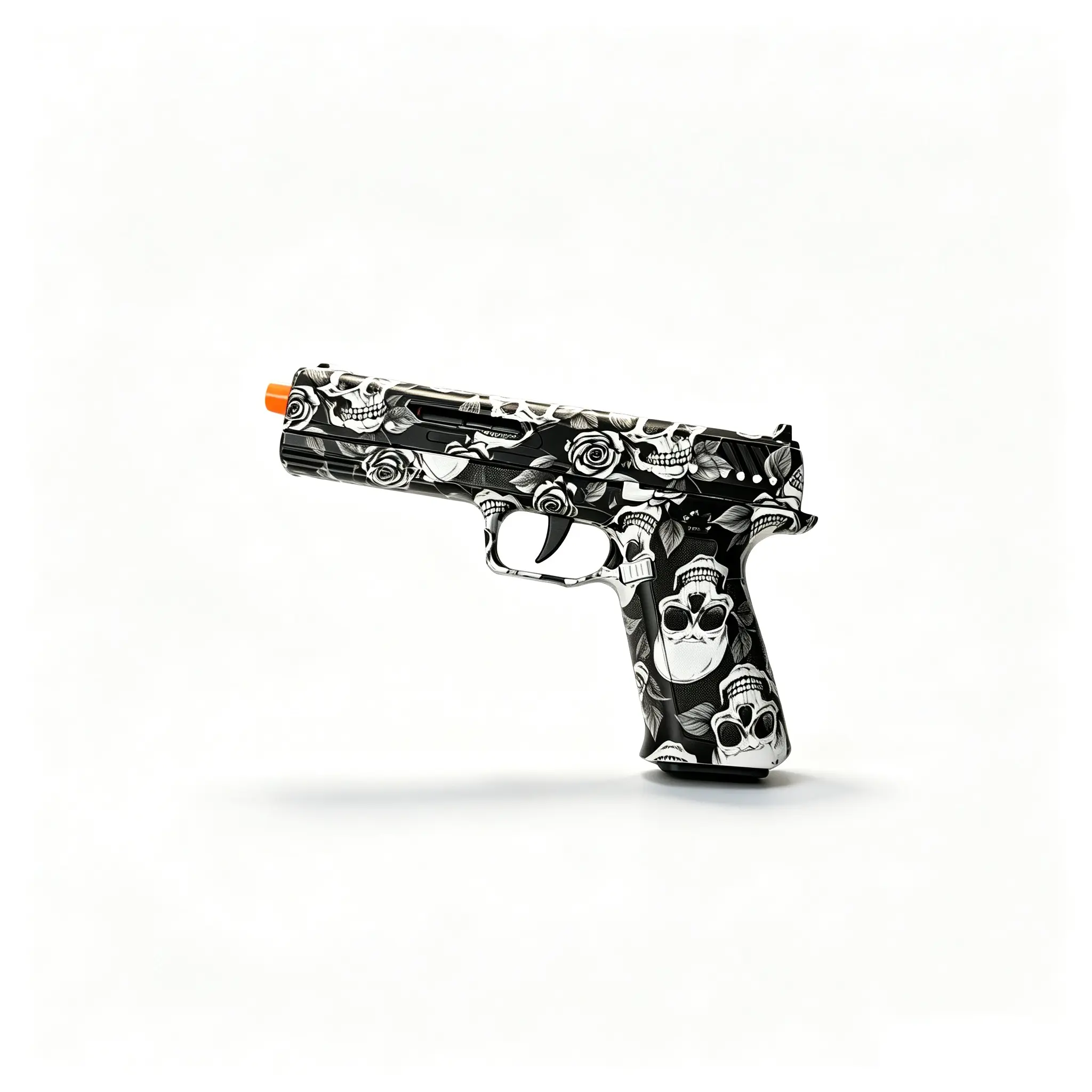 MR920 Soft Foam Dart Blaster Toy, Non-Removable Blaze Orange Muzzle Tip, Magazine-Fed, Backyard Game Toy, Cosplay Display Prop, Toy Only Not Real Weapon, Ages 14+