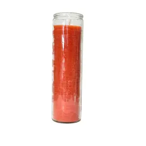 Orange Candle - Success Energy Creativity & Open Roads - Orange Color Candle for Success Energy Creativity and Open Roads Aids Spiritual Block Clearing Decor