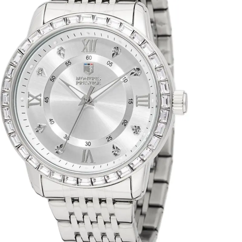 Women's Montes Prestige IFE 45mm Elegant Stainless Steel Intelligent Smart Watch - Touchscreen Wearable Tech, Universal Smartphone-Connected Sync Device