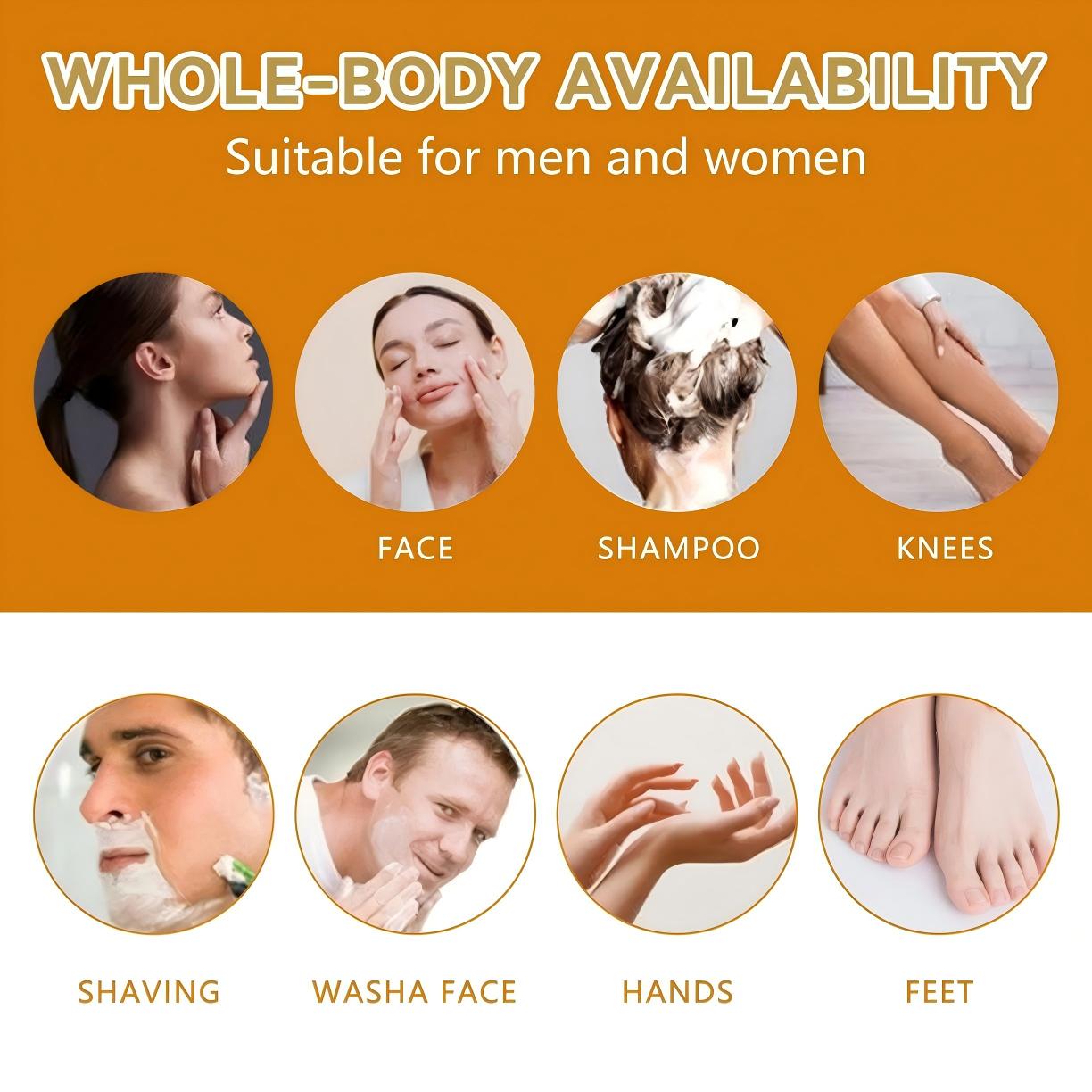 Lemon Turmeric & Kojic Acid Soap Bar, Summer Acne Face & Body Wash for Men & Women, Daily Skincare Cleanser Sets with Soap Saver Bags, Christmas Gift tiktokshopspringglowup
